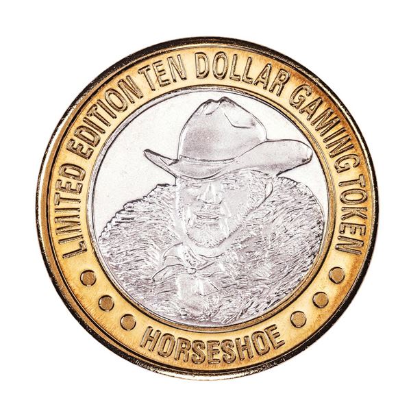 .999 Silver Horseshoe Las Vegas $10 Casino Limited Edition Gaming Token