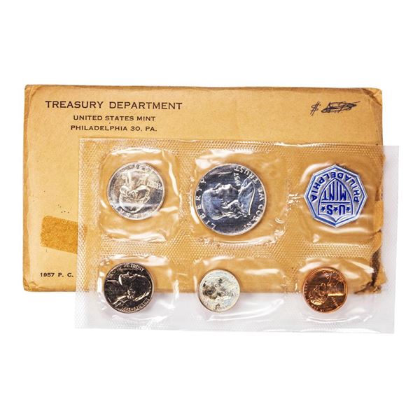 1957 (5) Coin Proof Set in Envelope