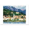 Image 1 : Behrens (1933-2014) "Bellagio Hillside" Limited Edition Serigraph On Paper