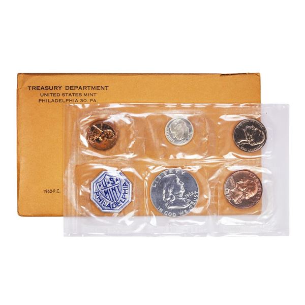 1962 (5) Coin Proof Set in Envelope