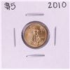 Image 1 : 2010 $5 American Gold Eagle Coin