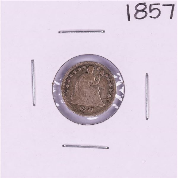 1857 Seated Liberty Half Dime Coin