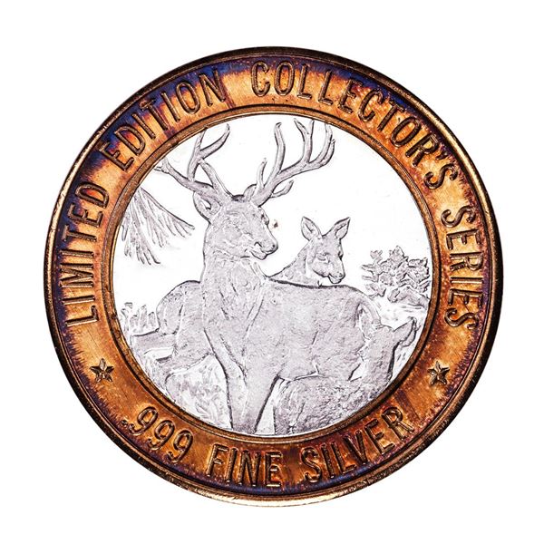 .999 Silver Prairie Meadows Altoona, Iowa $10 Casino Limited Edition Gaming Token