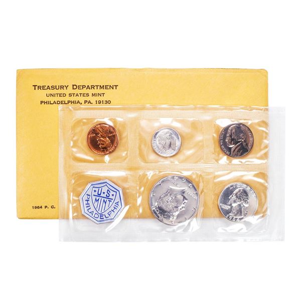 1964 (5) Coin Proof Set in Envelope