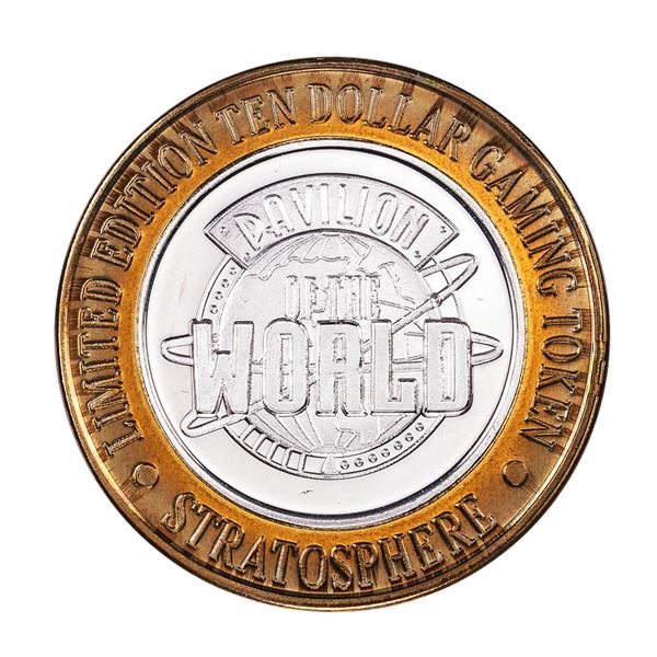 .999 Silver Stratosphere Las Vegas, Nevada $10 Casino Limited Edition Gaming Token