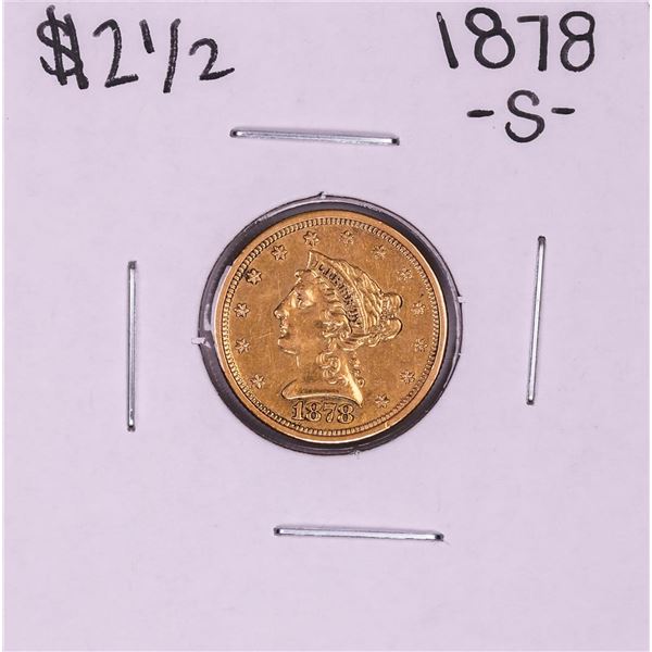 1878-S $2 1/2 Liberty Head Quarter Eagle Gold Coin
