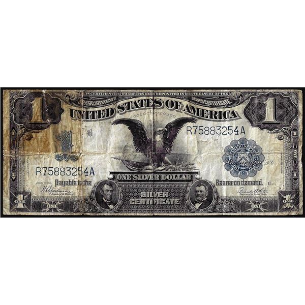 1899 $1 Black Eagle Silver Certificate Note