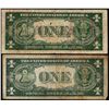 Image 2 : Lot of 1935A $1 Hawaii and North Africa WWII Emergency Issue Silver Certificate Notes
