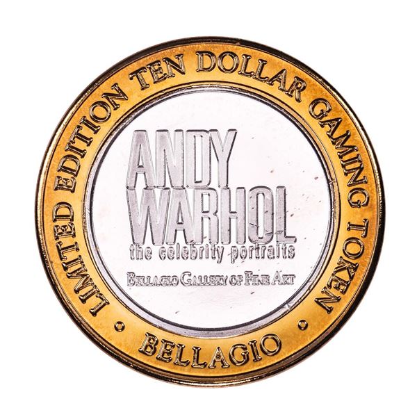 .999 Silver Bellagio Las Vegas, Nevada $10 Casino Limited Edition Gaming Token