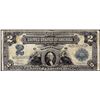 Image 1 : 1899 $2 Mini-Porthole Silver Certificate Note