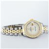 Image 5 : Rolex Ladies Two Tone MOP String Diamond Oyster Perpetual Datejust Wristwatch