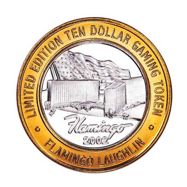 .999 Fine Silver Flamingo Laughlin, Nevada $10 Limited Edition Gaming Token