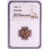 Image 1 : 1954 Proof Lincoln Wheat Cent Coin NGC PF67RD