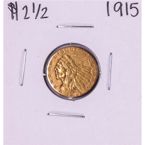 1915 $2 1/2 Indian Head Quarter Eagle Gold Coin