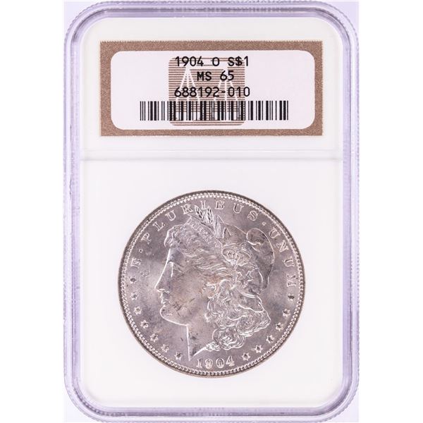 1904-O $1 Morgan Silver Dollar Coin NGC MS65