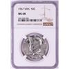 Image 1 : 1967 SMS Kennedy Half Dollar Coin NGC MS68