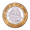 Image 1 : .999 Silver Monte Carlo Las Vegas, Nevada $10 Casino Limited Edition Gaming Token