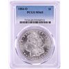 Image 1 : 1884-O $1 Morgan Silver Dollar Coin PCGS MS65