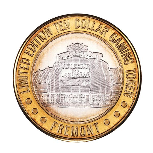 .999 Silver Sam Boyd's Fremont Las Vegas $10 Casino Limited Edition Gaming Token
