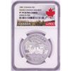 Image 1 : 1981 $1 Proof Trans-Canada Railway Silver Dollar Coin NGC PF 70 Ultra Cameo