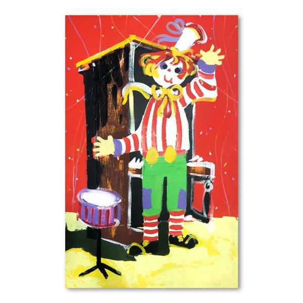 Henrie (1932-1999) "Hold That Tiger" Original Oil On Canvas