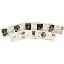 8 Astronaut Signed Postal Covers,