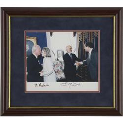 King Hussain & Yitzhak Rabin Signed Photo