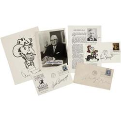 Lot of Six Signed Items,