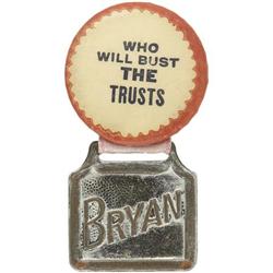 W. J. Bryan Campaign Badge.