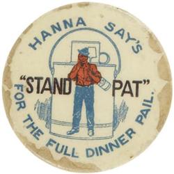 Unique 1900 McKinley Campaign Pin.