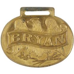 William Jennings Bryan Watch Fob.
