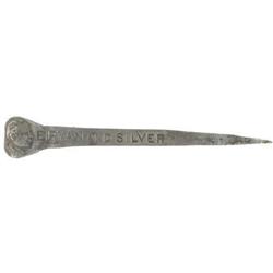 Unique Bryan 1896 Horseshoe Nail.