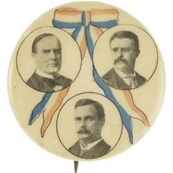 Rare McKinley & Roosevelt Coat-Tails Trigate.