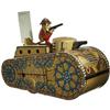Image 3 : Marx Toys Wind-up Tin Tank