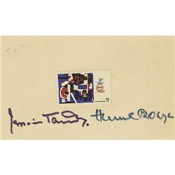 Hume Cronyn and Jessica Tandy Autographs