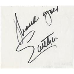 Eartha Kitt Autograph