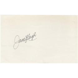 Janet Leigh Autograph