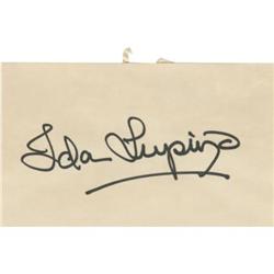Ida Lupino Autograph