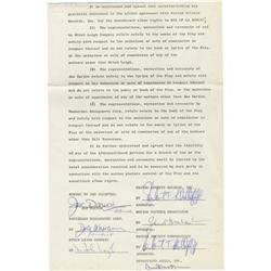 Dale Wasserman and Others Signed Agreement