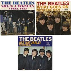 Beatles 45 w/Picture Sleeve Group of 3