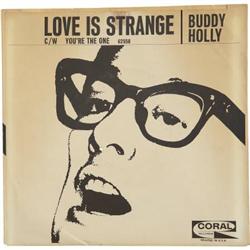 Buddy Holly "Love Is Strange" Promo 45 & Sleeve