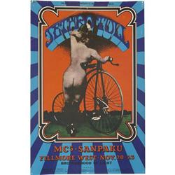 Jethro Tull/MC5 Fillmore West Concert Poster BG-