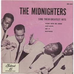 Midnighters "Greatest Hits" 45 w/Picture Sleeve