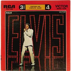 Elvis 4 Track Tape, Standee, Flexi Disc RCA 1968