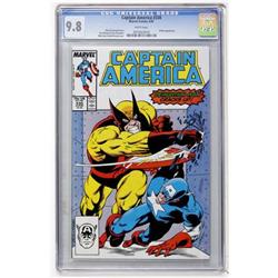 Captain America #330 (1987) CGC 9.8 Mike Zeck