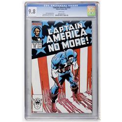 Captain America #332 (1987) CGC 9.8 Mike Zeck