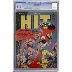 Hit Comics #13 (Quality, 1941) CGC VG/FN 5.0