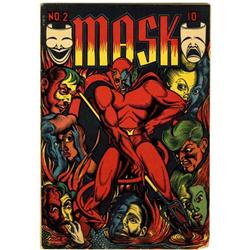Mask Comics #2 (1945) VG- L. B. Cole cover