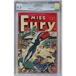 Miss Fury #6 (Timely, 1945) CGC Qualified FN+