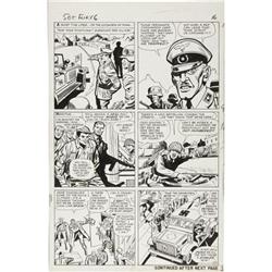 Dick Ayers and George Roussos Sgt Fury Page